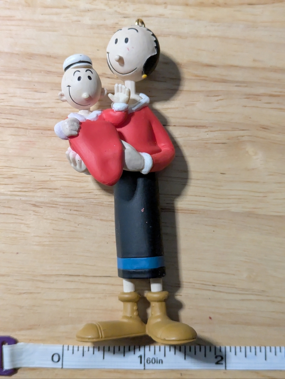 Vtg 1996 Hallmark Keepsake Olive Oyl Swee' Pea Ornament